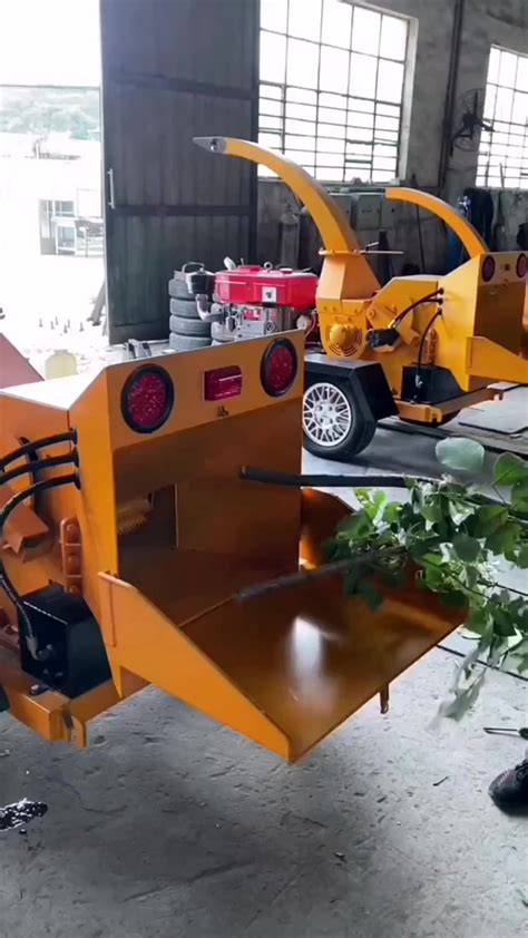 100hp Wood Bark Chipper Shredder Wood Chipper Shredder Garden Tree