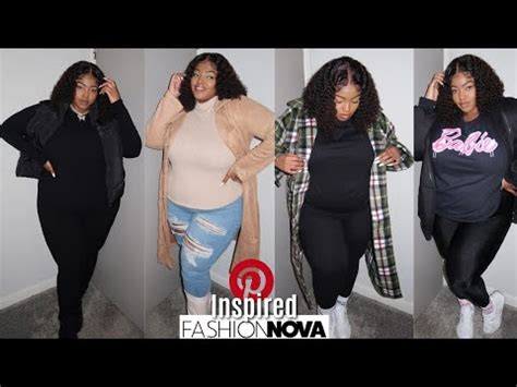 Fashion Nova Curve Try On Haul Recreating Pinterest Fall Outfits