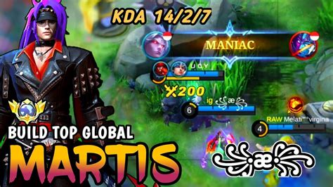 MARTIS BEST BUILD 2023 GAMEPLAY MARTIS TOP GLOBAL MARTIS æ