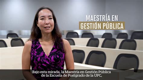 Maestría en Gestión Pública de Postgrado UPC YouTube