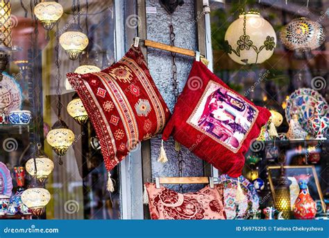 Oriental Cushions Stock Image Image Of Exotic Ethnicity 56975225