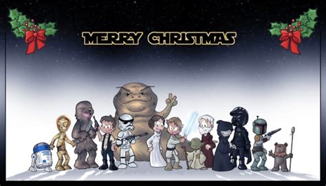 Star Wars Christmas Wallpaper Wallpapersafari