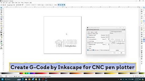 Create gcode by Inkscape for CNC pen plotter สราง Gcode โดยใชโปรแกรม