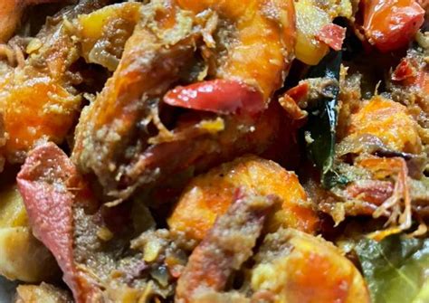 Resep Sambel Goreng Kentang Udang Bumbu Pasar Tanpa Ngulek Oleh Indah