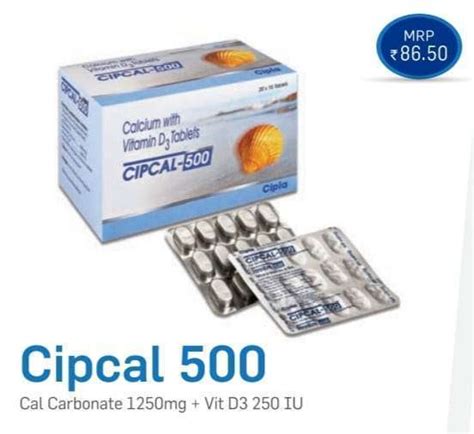 Cipcal Tab Uses Side Effect Price Save Up To Amipharma