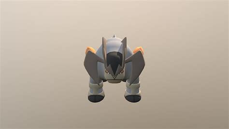 Terrakion D Model By Hivigany And Narutorobert A D Hd