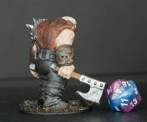 Hand Painted Ogre Warrior Miniature Dnd Ttrpg Rpg Hawksmoor S