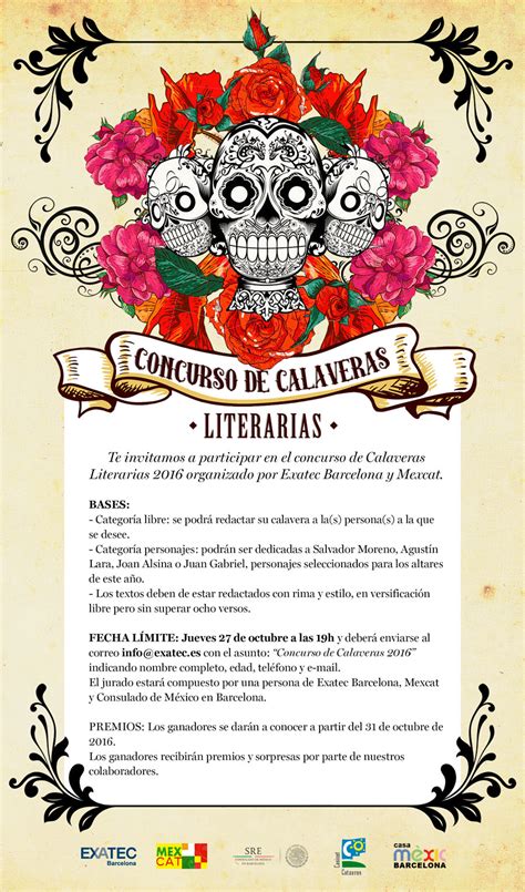 Noticias Concurso De Calaveras Literarias