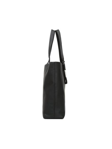 Calvin Klein Handtasche Tagged Slim Tote34 K60k610834 Schwarz Modivo De