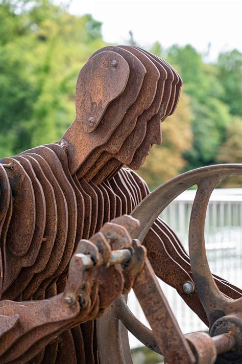 Arbeiter Skulptur In Steyr Ernst Fuchs Flickr