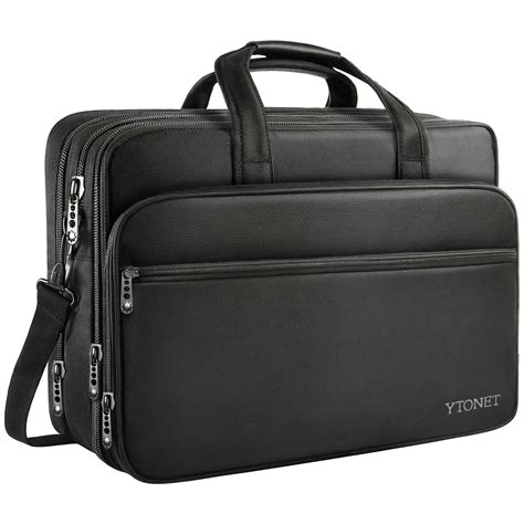 Ytonet Laptop Bag, Expandable Laptop Briefcases for Men Fits 17.3 Inch ...