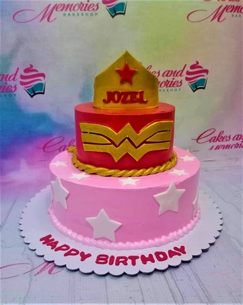 Wonder Woman Cake 2203 Cakes And Memories Bakeshop