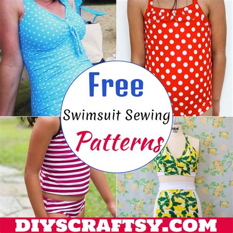 14 Free Swimsuit Sewing Patterns For Beach Trips Diyscraftsy