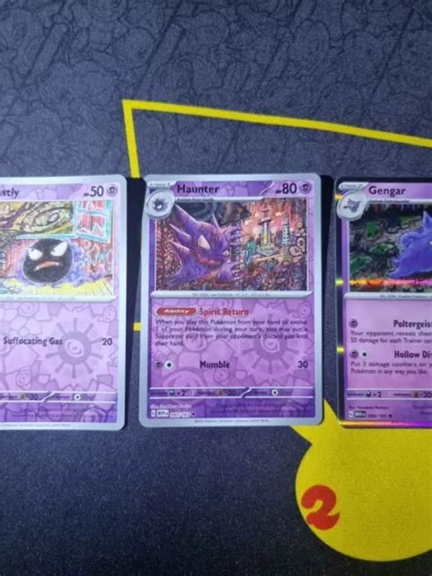 Pokemon Gengar Holo Reverse Evolution Line Bundle Gastly