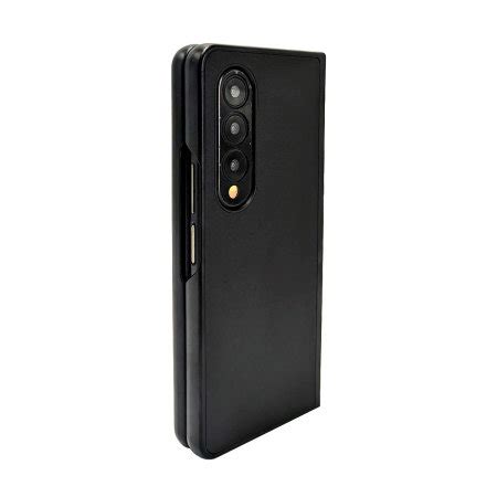 Olixar Genuine Leather Black Case For Samsung Galaxy Z Fold4 Reviews