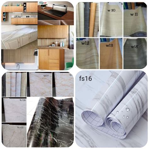 Jual Murah Stiker Kayu Pvc Sheet Sticker Pelapis Furniture Ukuran Cm