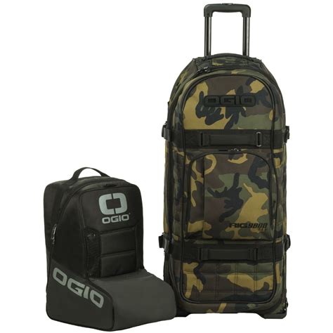 Mala Ogio Rig Pro Wheeled Bag Woody Verde Camuflado Grid Motors