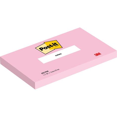 Post It Notes 100 Feuilles Ft 76 X 127 Mm Rose Flamingo Pink