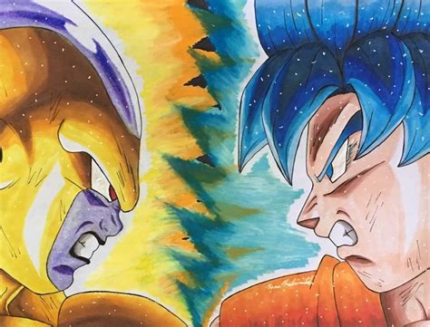 Goku vs Frieza Drawing | DragonBallZ Amino