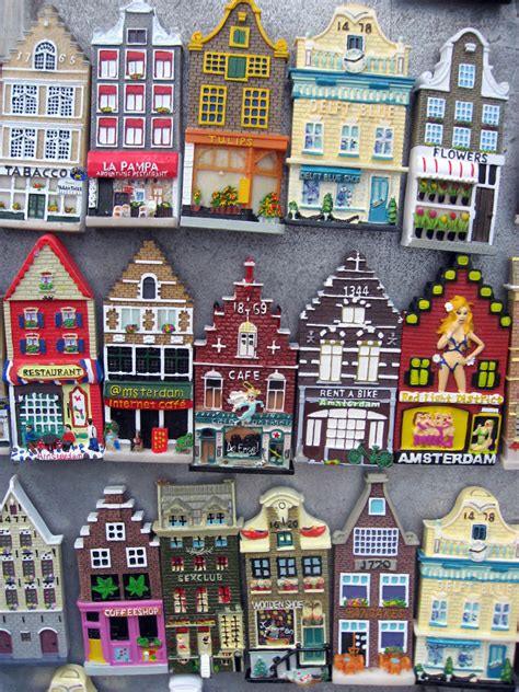 Traditional Dutch Gabled House Fridge Magnets Amsterdam Riba Pix