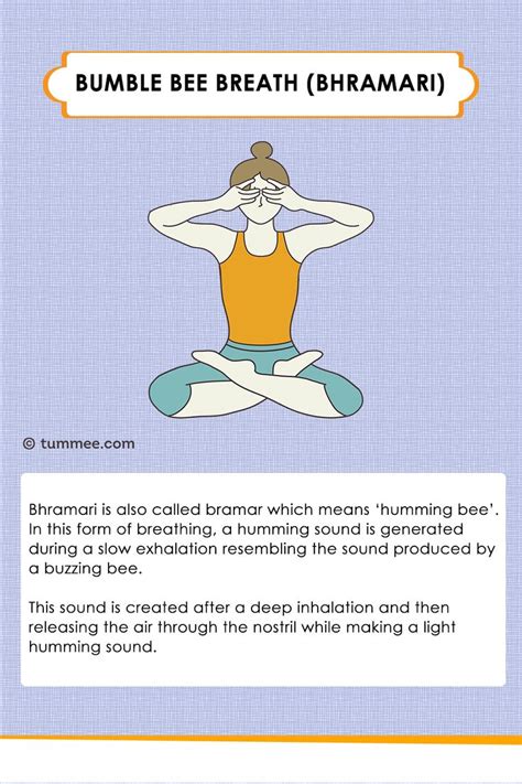 Pranayama Yoga Poses Bumble Bee Breath