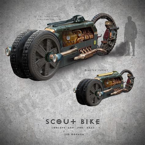 Artstation Steampunk Motorcycle