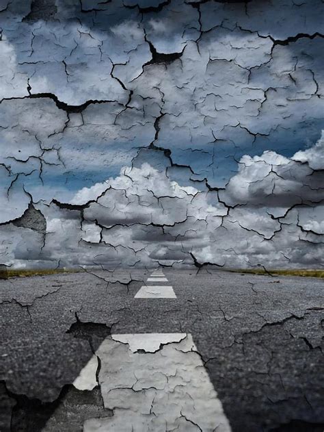 Nature Road Trees Transport Sky Clouds Lonely Road Summer Pikist