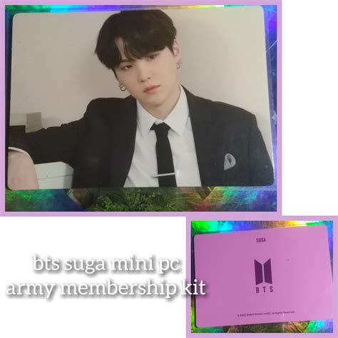 SUGA Mini Pc Army Membership Kit On Carousell