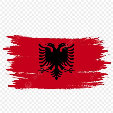 Albania Clipart Transparent PNG Hd Albania Flag Transparent Watercolor