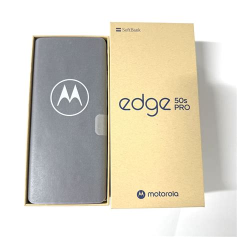 新品SoftBank版SIMフリー motorola edge 50s pro リュクスラベンダーMOSAH2 8GB 256GB 6