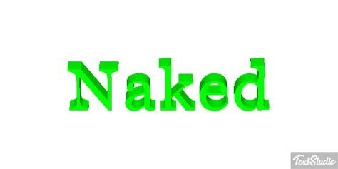 Naked Word Animated Logo Designs