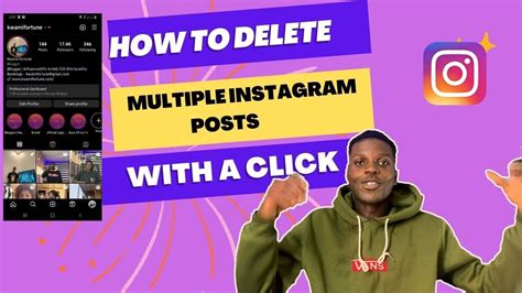 How To Delete All Instagram Posts At Once YouTube