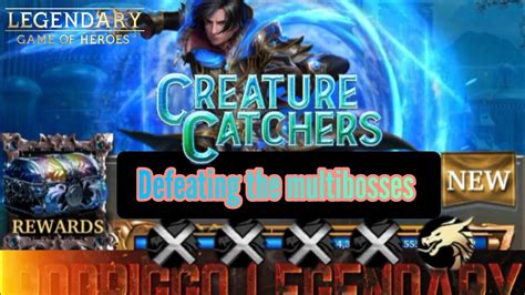 LGOH Event 200 S CREATURE CATCHERS DEFEATING THE MULTIBOSSES