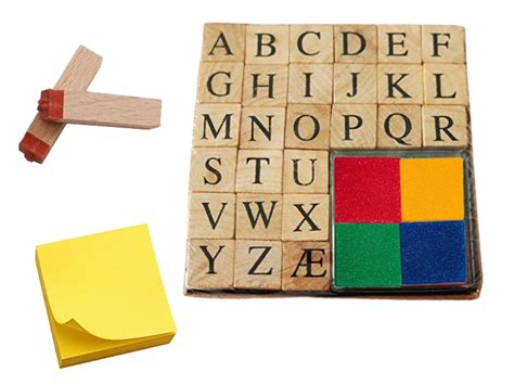 Alphabet Rubber Stamps • Sensory Stuff