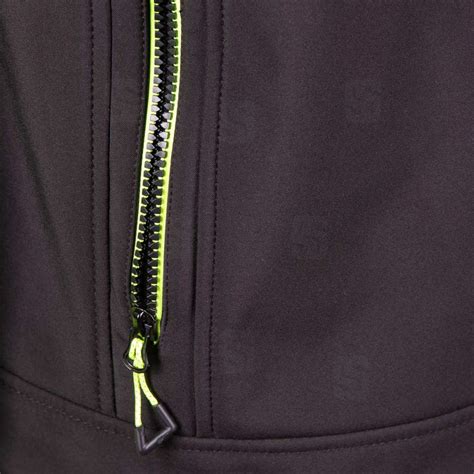 Kurtka softshell Polstar Benefit RIVAL OARS Czarno Żółta Safestyle pl