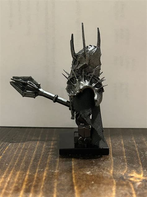 Lego Lord Of The Rings Sauron Minifigure Moc Etsy