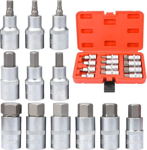 Noosverl Allen Key Socket Set Hex Bit Set Pcs Screwdriver Bits Hex