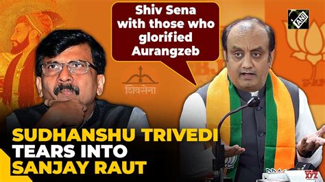 BJPs Sudhanshu Trivedi Slams Sanjay Raut Over PM Modis Comparison To