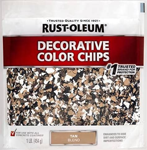 Rust Oleum 301359 Decorative Color Chips Gray Blend 1lb Spray Paint