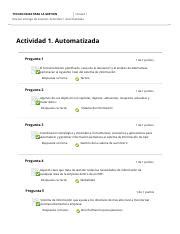 Revisar Entrega De Examen Actividad 1 Automatizada Pdf