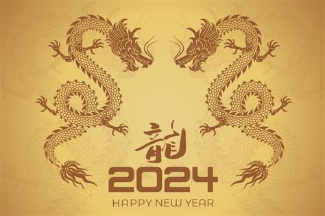 Happy Chinese New Year Chinese Zodiac Year Of The Dragon