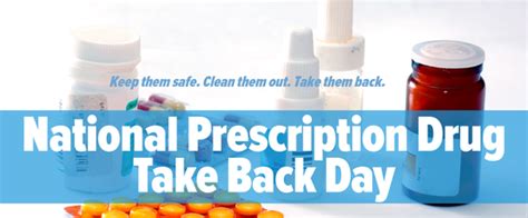 National Prescription Drug Take Back Day Is April 27