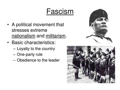 PPT - Fascism in Italy: Benito Mussolini PowerPoint Presentation, free download - ID:2796354