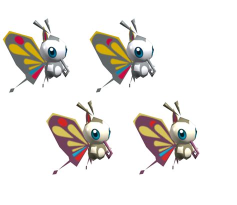 3ds Pokémon Rumble World 267 Beautifly The Models Resource