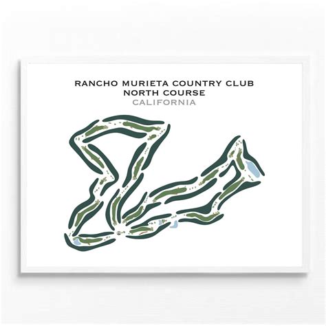 Rancho Murieta Country Club North Course Ca Golf Course Map Home