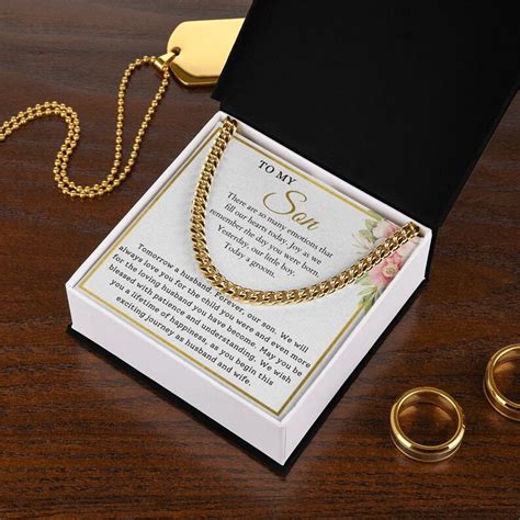 Son Wedding Day Gift Groom Gift From Parents Wedding Gift From