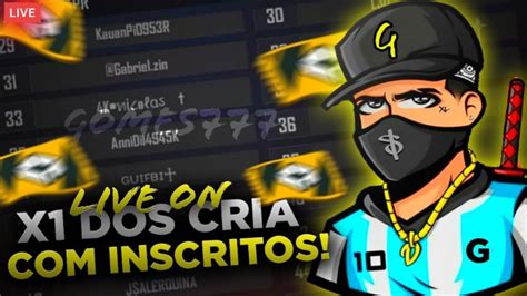 Free Fire Ao Vivo X Dos Cria Sala Personalizada Premiada