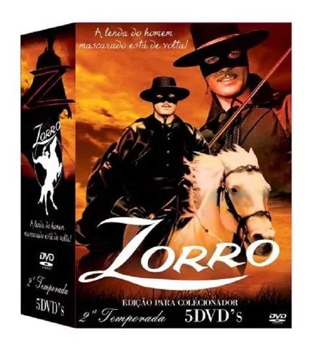 Dvd Zorro 2ª Temporada Edição Para Colecionador 5 Discos Entrega grátis