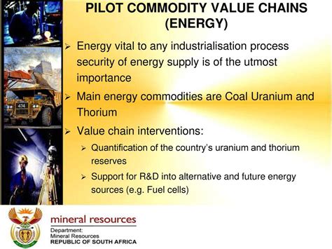 The Beneficiation Strategy For The Minerals Industry Of South Africa