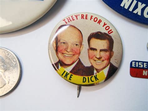 Ike Dick Eisenhower Nixon Nixon Lodge Presidential Campaign